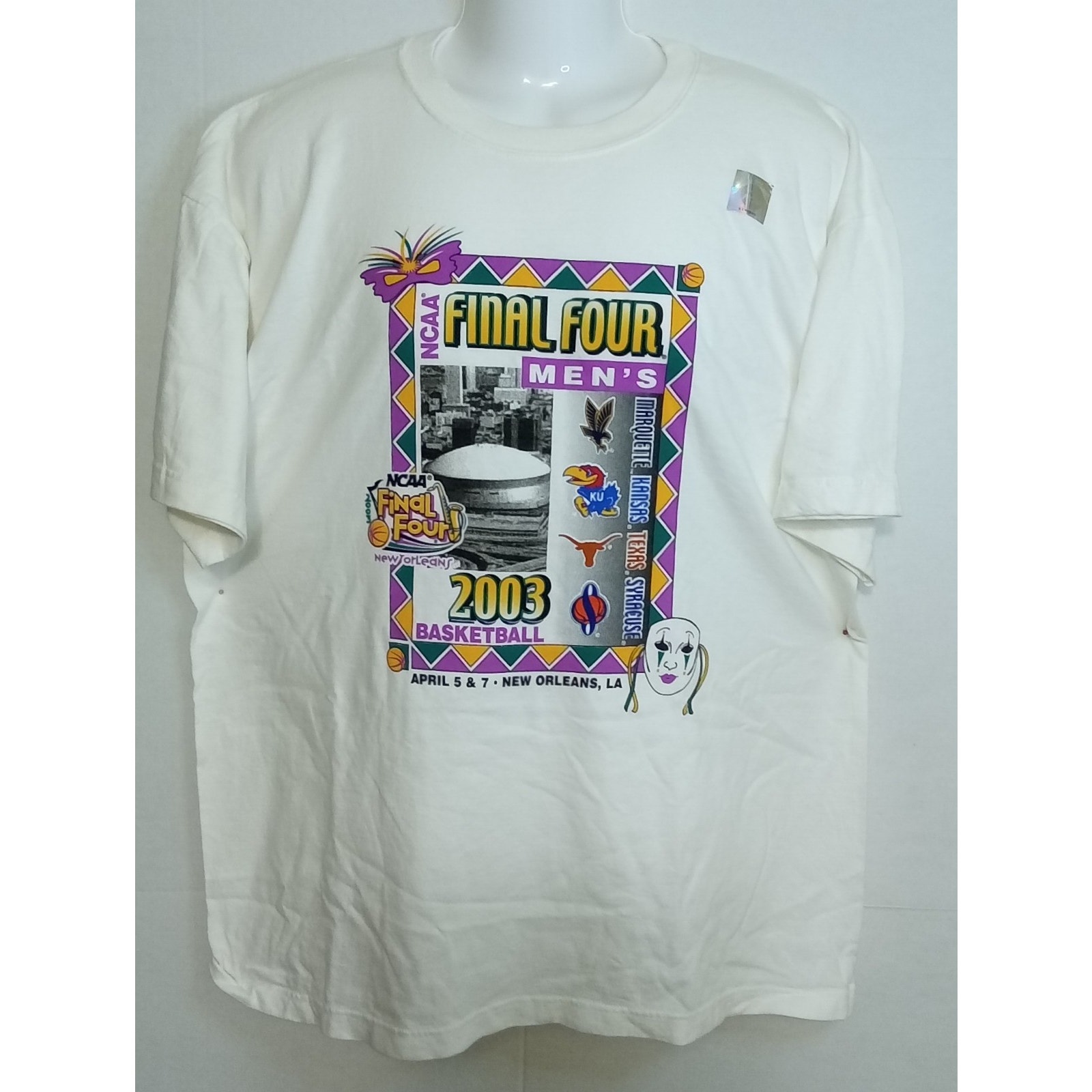 2003 Ncaa Final Four New Orleans Basketball Shirt Mens Large